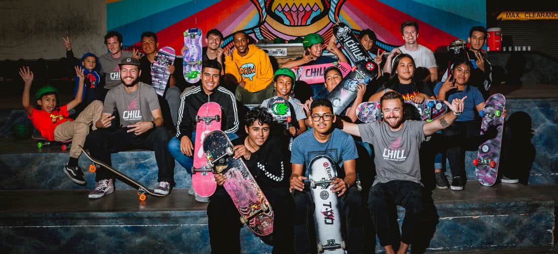 LA Skate Berrics Team Photo