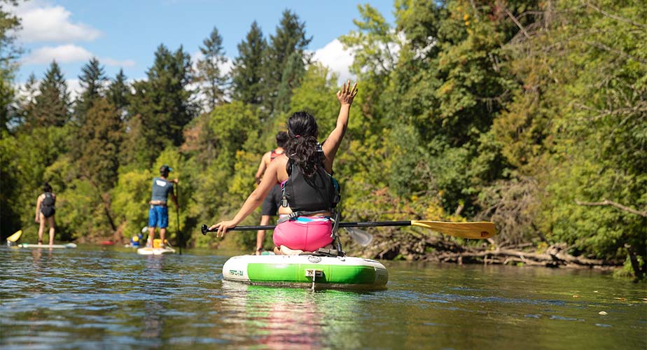 Chill Portland SUP Surfing