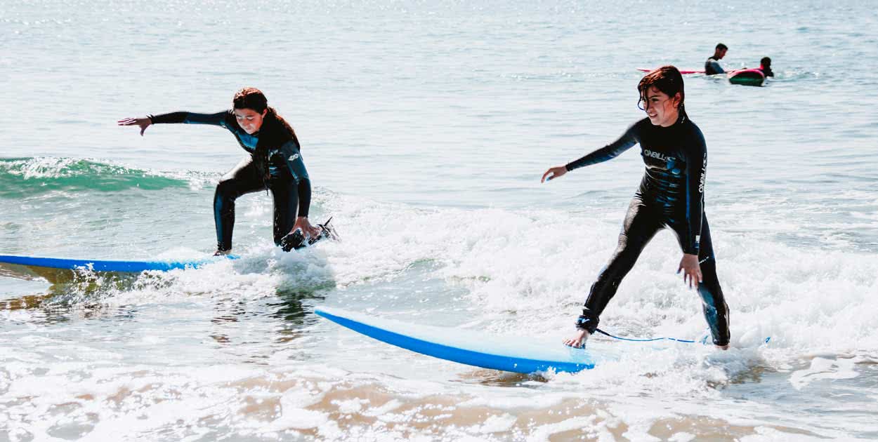 First Time Surfing