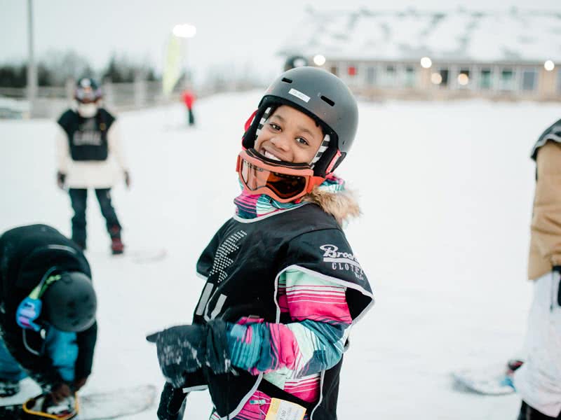 Happy Chill Snowboard Participant