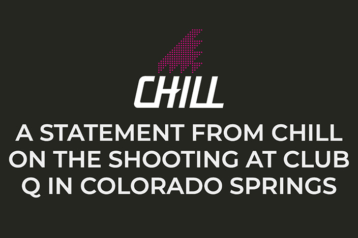 A statement from Chill on the shooting at Club Q in Colorado Springs.